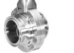 Quick Install Butterfly Stainless Steel Sanitary Valves Welded Ends