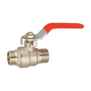 Quality long handle brass ball valve male+male wholesale