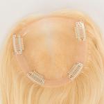 613 Blonde Female Women'S Toupee Wigs 5x5 5x7 Swiss Lace Front Toppers Brazilian