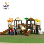 Thickness 6mm LLDPE Kids Outdoor Play Slide Galvanized EN1176