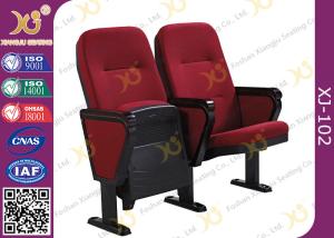 Quality VIP Public Foldable Movie Theater Stadium Seating Chairs With Writing Pad wholesale
