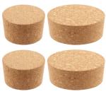 Natural Cork Soft Wine Bottle Wooden Conical Combo Set for Wine Beer Glass