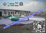 Floating Inflatable Water Trampoline Combo Game Playing On Sea Or Lake