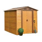 5x6Ft 6x8Ft 8x9Ft Outdoor Metal Storage Shed L195 x W236 x H209cm
