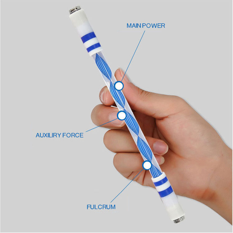Plastic Luminous Hand Spinner Pen for Stress Relief and Creative Writing Length of 0M