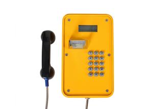 Quality IP66 Industrial Weatherproof Telephone , Corded Landline Telephones With LCD Display wholesale