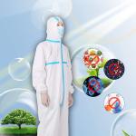 High Efficiency Disposable Protective Clothing / Disposable Coverall Suit
