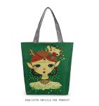 New girl foliage pattern printed canvas shoulder bag female elephant female