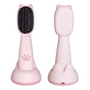 Quality MCH USB Wireless Electric Hair Brush Mini Travel Oval Hairbrush For Wet Dry Styles For Girls Kids wholesale