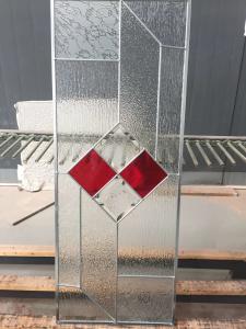 Quality zinc caming bevel glass panel of new design wholesale