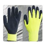 Nylon Spandex Knitting Sandy Latex Gloves For Gardening