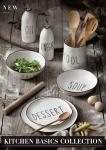 Healthy Black Speckled 21cm Porcelain Dessert Platter Plates