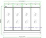 Commercial Freezer With Glass Door - E6 ATLANTA