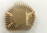 Customzied Aluminum 6061 CNC Metal Stamping Anodizing Gold Laptop Cpu Cooler