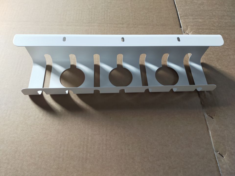 No Drill Power Strips Basket Cable Racks for Office Under Desk Wire Holder 430x100x100mm