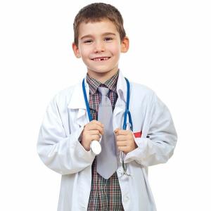 Quality Custom Size Kids Doctor Costume Scientist Children Surgeon Doctor Lab Coat wholesale