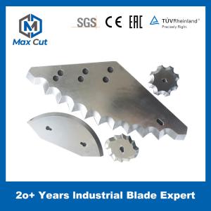 Quality Special Shape Blade Tungsten Steel TMR feed mixer blade wholesale