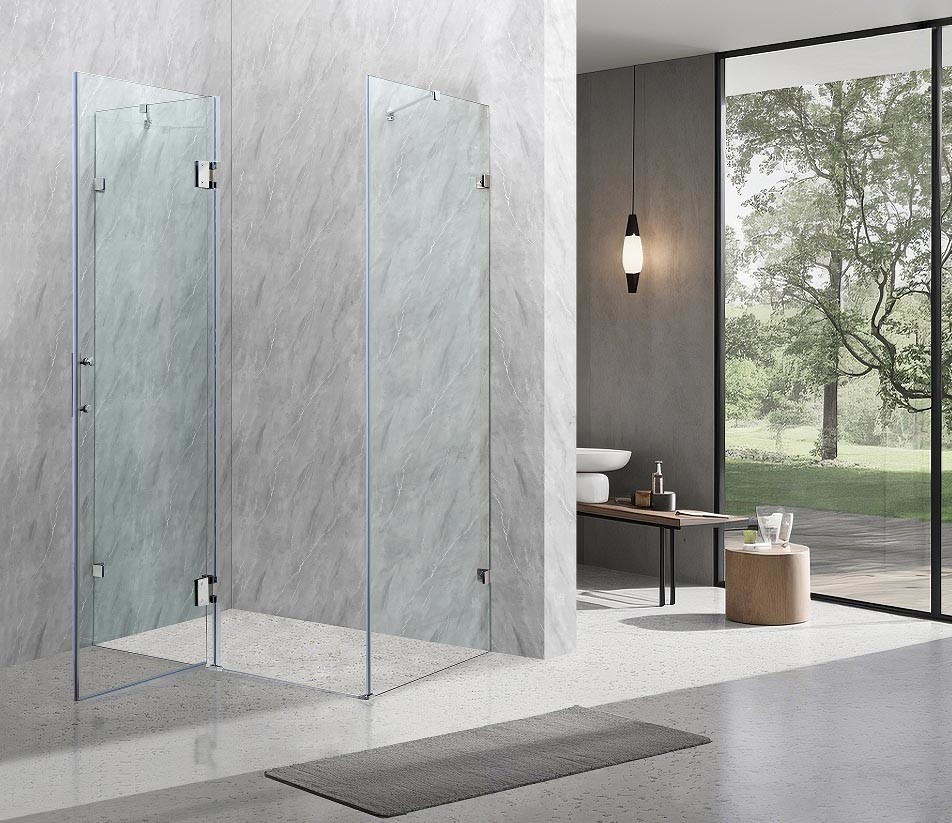 Elegant Corner Shower Enclosure With 8mm Tempered Glass And Hinge