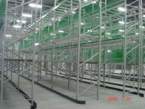 Quality Q235B Powder Coated 76mm Pitch VNA Pallet Racking wholesale