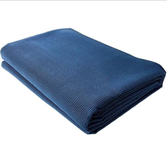 Anti Slip Mat Caravan Annex Matting RV Carpet, Blue Beach Rug Grey Grass Mat
