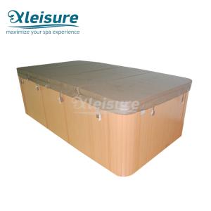 Quality Foldable Whirlpool Swim Spa Covers Hard Plastic Floating Hot Tub Cover wholesale