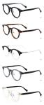 Multicolored Classic Elliptic Acetate Optical Frame Glasses MR 98615