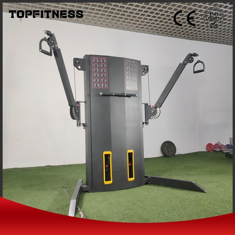 Strength Indoor Sports Fitness Equipment Exercise Equipment Dual Adjustable Cable Pulley Full