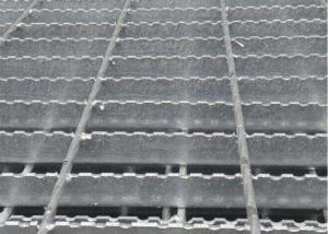 High Strength SS304 Durable Galvanized Serrated Bar Grating Anti Rust
