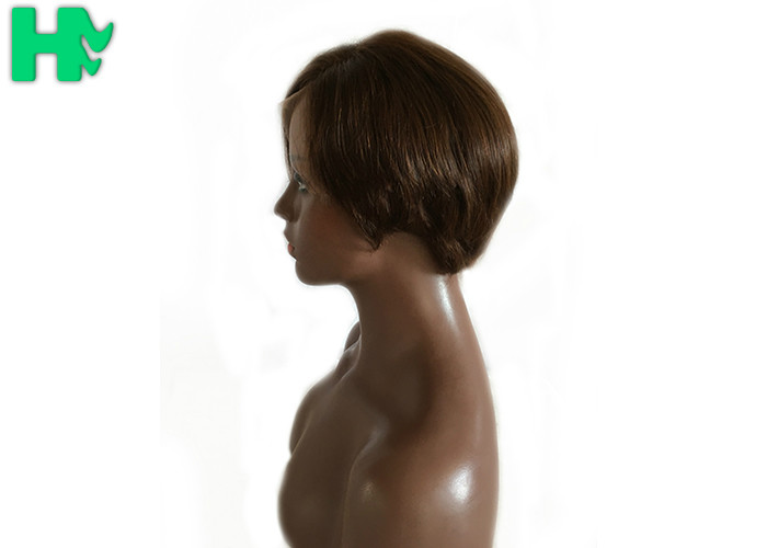 Short Style Full Front Lace Wigs Mixed Color 10 Inch For Black Women
