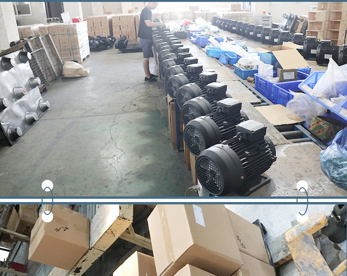 Waterproof Aluminium Housing Single-Phase Asynchronous Motor for Swimming Pool Pump 1500rpm 220V 50/60Hz