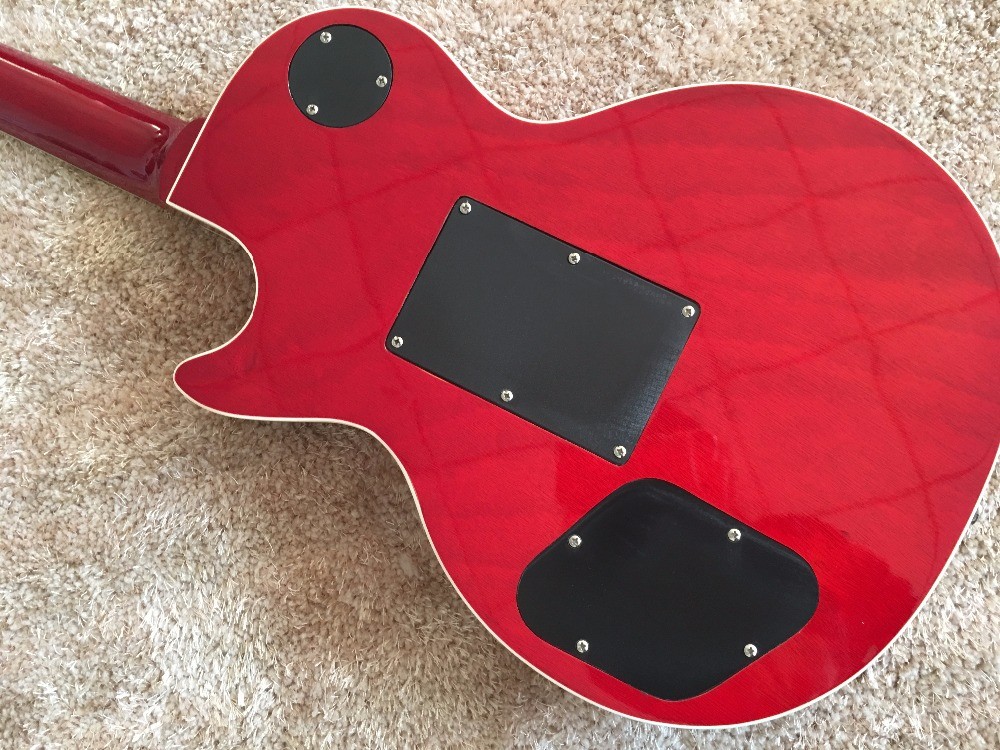 LP custom guitar with Floyd rose bridge and 3 Humbacker Ace Frehley Budokan Signature LP Custom Electric Guitar lightnin