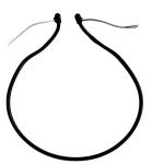 Customized Earphone Components Neckband Bluetooth Earphones Silicone Neckband