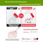 Extra Thick Magnetic Dry Erase Fridge Calendar Monthly Notepad 2pcs