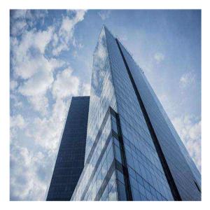 Quality Q355 Double Skin Curtain Wall 0.36mm Structural Curtain Wall Cladding System wholesale