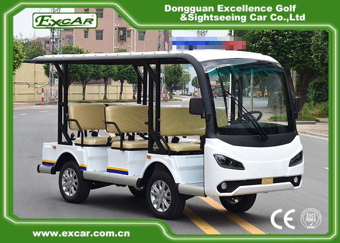 Excar 8 Seaters Sightseeing Electric Shuttle Bus 72V Tourist Car