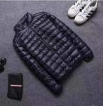 Blank Hooded Warm Down Jacket Casual Lightweight Winter Men Jackets