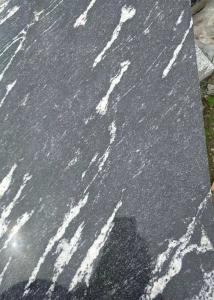 Quality Black Granite Stone Slabs Snow Grey Slab Tile Polished Sawn Flamed Corrosion Resistance wholesale