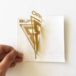 Custom Printing 70 Microns Heat Transfer Sticker , Heat Press Stickers