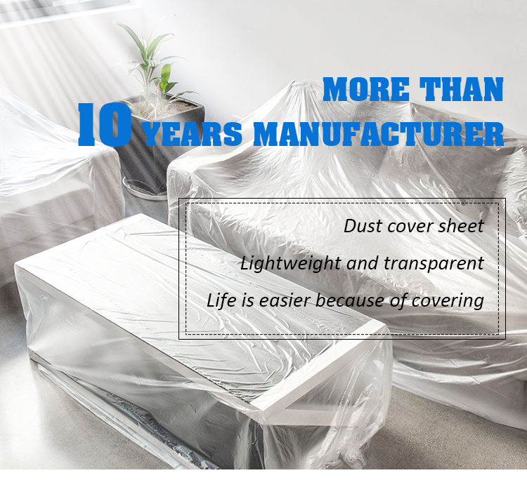 Garbage Clear Furniture Size Plastic Bags With Customized Size Accept OEM