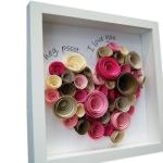 Flower Gift Packing Boxes Cardboard Boxe Flower Rose Box 20x20x5 Cm Size