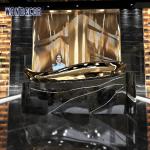 135cm Luxury Reception Desk Hotel Front Desk Large Fish Stainless Steel