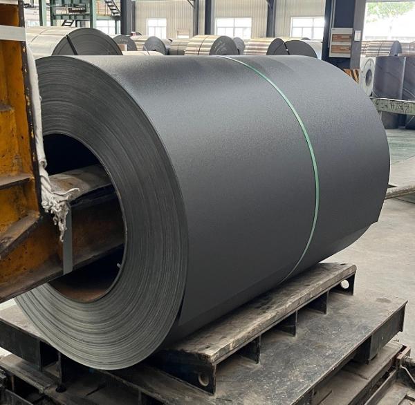 Cheap RAL9005 Black Matt Textured Colour Coated Steel Sheet Super HDP for sale