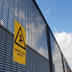Quality Electric Galvanized Clearvu Fence Panels , Anti Climb 358 Mesh Fencing wholesale