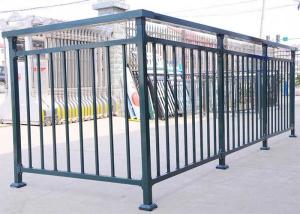 Quality Heat Treated 3m High Wrought Iron Steel Fence ISO14001 wholesale