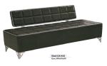 waiting chair for hair salon / long bench sofa / leatherette sofa H-008