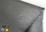 Black Twill Weave Carbon Fiber Thermal Insulation Materials 3K 6oz 0.3mm