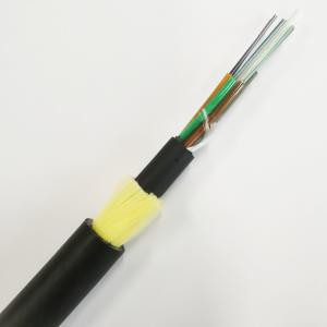 Quality Outdoor Anti Thunder Double Jacketed FRP Self Supporting Aerial Fiber Optic Cable Fiber 48 Core Adss Fiber Cables wholesale