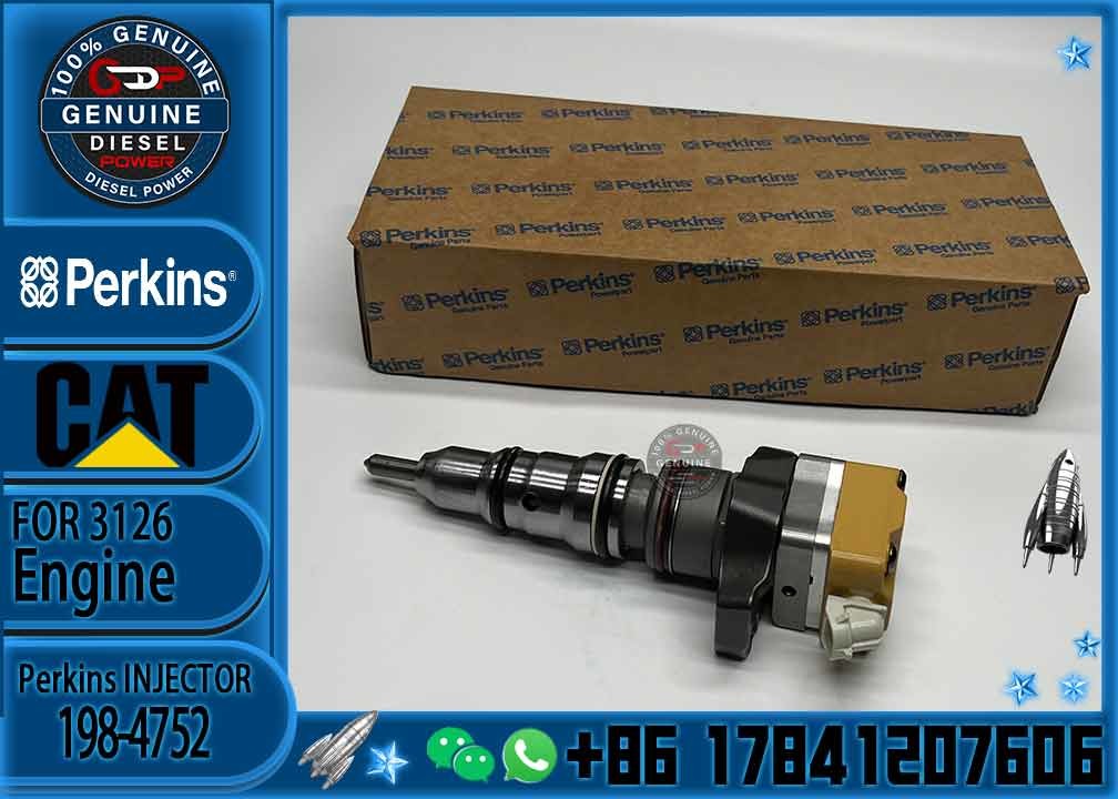 1734059 1747527 Excavator Spare Parts diesel fuel injector 2321173 173-4059 174-7527 198-4752 for CAT 3408 3412 E Diesel