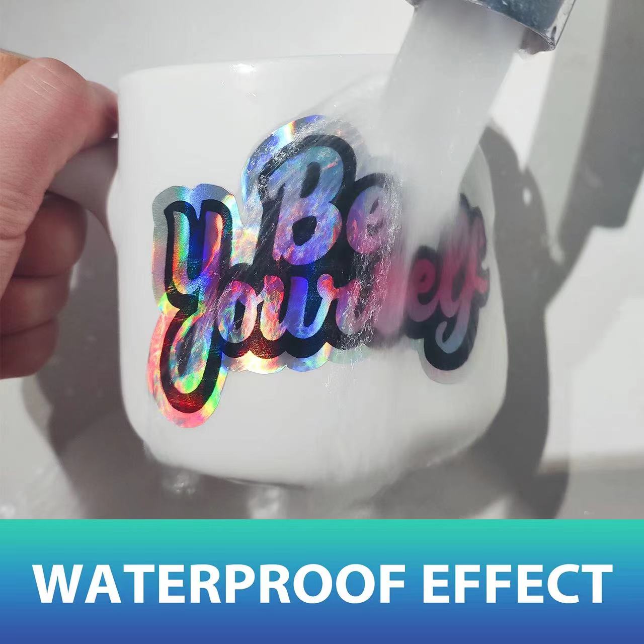 Inkjet Printable Waterproof Holographic Hologram Sticker Paper For Self Adhesive Industrial