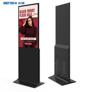 Quality Indoor 43 Inch Touch Screen Kiosk Totem USB Wifi LCD Digital Signage Display wholesale